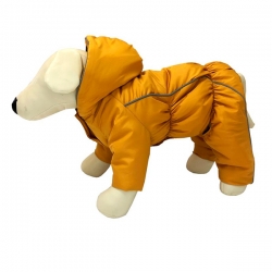 Комбинезон на синтепоне, девочка, (35см), горчичный, OSSO SALE