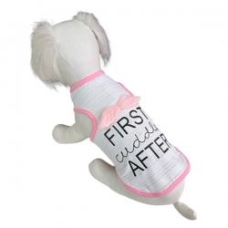 Майка ^Ангел^, белый, XL, 33х44см, Pet Fashion