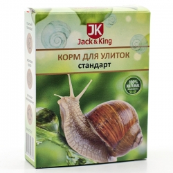 Jack&King Корм для улиток стандарт, 60 гр