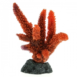 Коралл пластиковый (мягкий) красный 8х6,5х8см (MA122R)