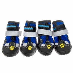 Ботинки резин. подошва, голубой, р.6, 7,5х5,8см, Jack&King, JK2308-6