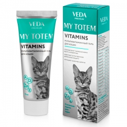 MY TOTEM VITAMINS мультивитаминный гель д/кошек 75мл