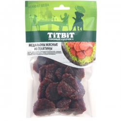 Титбит Медальоны мясные из телятины Меню от Шефа 80 г АКЦИЯ-20%
