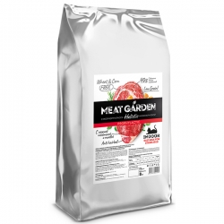 Meat Garden д/кошек 8 кг жив. в пом, подходит стерил, Телятина/Тыква