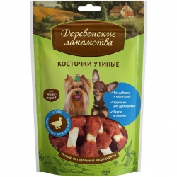 Деревенские лакомства д/мини пород Косточки утиные 55г