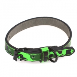 Ошейник Jack&King иск.кожа р-р 1,5*38см камуфляж цвет в ассорт.