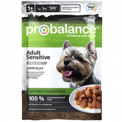 ProBalance влаж д/соб 85 г sensitive чувст. пищевар. АКЦИЯ-12%
