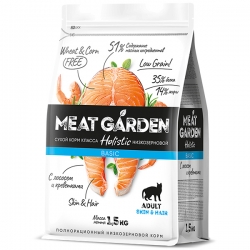 Meat Garden д/кошек 1,5кг с лососем и креветками АКЦИЯ-15%