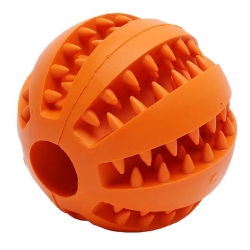 PerseiLine Игрушка Мяч-Зубочистка-Кормушка M 6,5см Rich Breed оранжевый