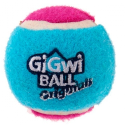 GiGwi Мяч с пищалкой теннисный  4,8 см.3 шт