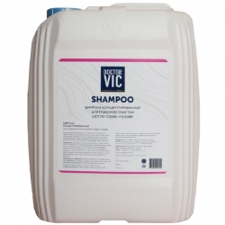Doctor VIC Шампунь-концентрат для очистки шерсти кошек и собак, канистра 5 л