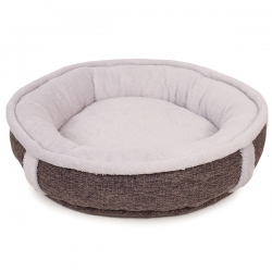 PerseiLine Лежанка ЛОФТ КРУГЛАЯ M 47*10 КОРИЧНЕВЫЙ