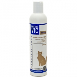 Doctor VIC Шампунь-кондиционер Doctor VIC с кератином и провитамином B5 для кошек, фл. 250 мл.