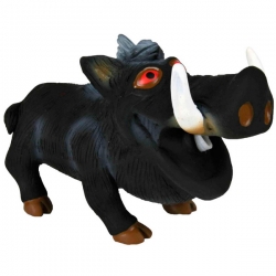 Игрушка д/собак Кабанчик черный с пищалкой , латекс, 18 см.(N1)