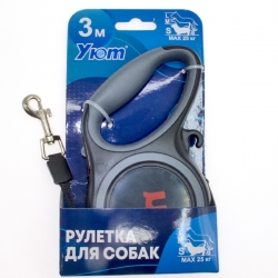 Рулетка 3м до 25кг лента, серая УЮТ