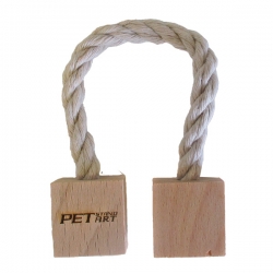 Игрушка д/хомяков Dumbbell, 2.5х10см, дерево PetStandArt