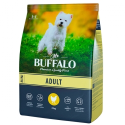 Mr.Buffalo ADULT MINI сухой корм д/собак мелких пород 2 кг курица