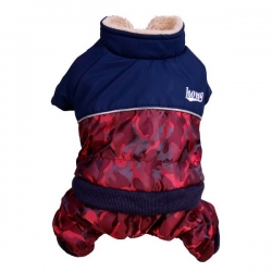 Комбинезон красный комуфляж, верх синий, размер S, длина 24.УЮТ SALE