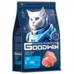 Goodwin сух.д/кошек с чувств.пищевар.0,4кг индейка
