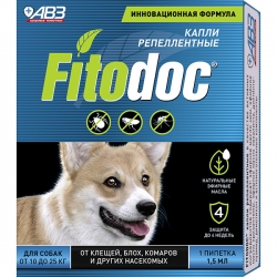 FITODOC  капли репеллентные  собак от 10 до 25 кг