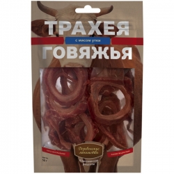 Деревенские лакомства КР трахея говяжья с мясом утки д/соб 50г