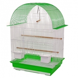 Клетка д/птиц Jack&King 48*37*68см овальная укомплект.