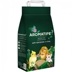 AromatiPet наполнитель д/грызунов и птиц 15л/9кг