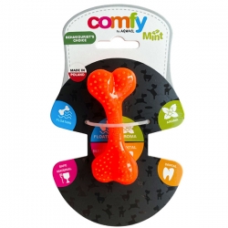 COMFY игрушка д/собак MINT косточка 8,5см оранжевая