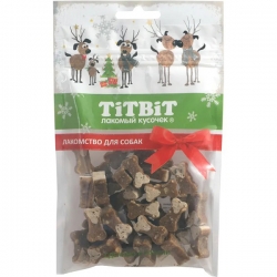 Титбит НГ Косточки мясные для собак с индейкой и творогом СРОК РЕАЛ 08.26
