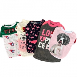 Футболка ^Ассорти^, разноцвет, XS, 21х27см, Pet Fashion