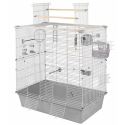 Клетка д/птиц СЕЛЕНА-2, разборная, 78*48*h79см, (укомплект.), св-сер-бел