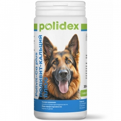 POLIDEX 300 Polivit-Ca plus витамины д/собак  (поливит Кальц 1 таб/10кг