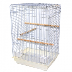 Клетка д/птиц Jack&King 53*42*79см прямоугольная  укомплект. с откр. верхом