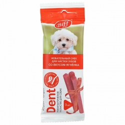Титбит Снек жеват. DENT со вкусом ягненка для собак мини пород (3 шт) АКЦИЯ-20%