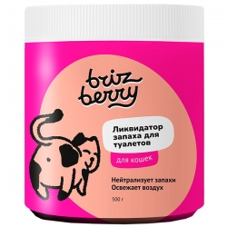Brizberry® Ликвидатор запахов для кошачьих туалетов, 500 гр