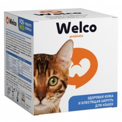 Welco Лакомство для кошек ^Здоровая кожа и блестящая шерсть^, 7*35 мл