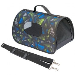 Сумка-переноска  жест.^Променад^№2 40,5*24*24см с карман, цвет в ассорт SALE