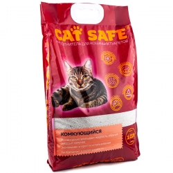 Cat safe наполнитель комкующийся 10л