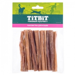 Титбит Кишки говяжьи (для кошек) - мягкая упаковка АКЦИЯ -20%