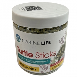 MARINE LIFE Корм для черепах Turtle Sticks 60г/250мл