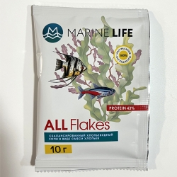 MARINE LIFE Корм для рыб ALL Flakes 10г