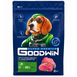 Goodwin сух.д/собак с чувствит пищеварен. средн. и крупн.пород 2кг индейка