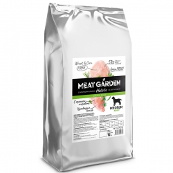 Meat Garden д/собак 12 кг сред. беззерн. Кролик/травы СРОК РЕАЛ 01.26