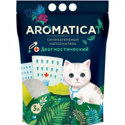 Aromaticat наполнитель для кош.туалета  силикагелевый диагностический с pH 3л