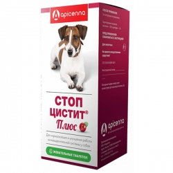 Стоп-цистит Плюс для собак жевательные таблетки , 40*1000 мг