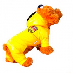 Комбинезон болоневый желтый ^Гонщик^, размер XS, длина 21.УЮТ SALE