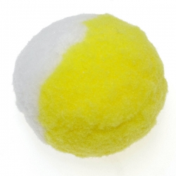 Мяч д/кошек плюшевый 4,5см микс, Jack&King