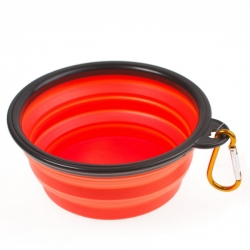 Миска складная д/животных, 350 мл, силиконовая, Jack&King