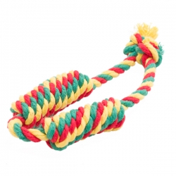 Doglike Сарделька канатная 2шт Dental Knot малая, L=44см, белый SALE