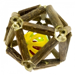 Игрушка д/кош Кот Лукас Шарик мататаби с колокольчиком d=7,5-8см SALE годен до 03.10.26